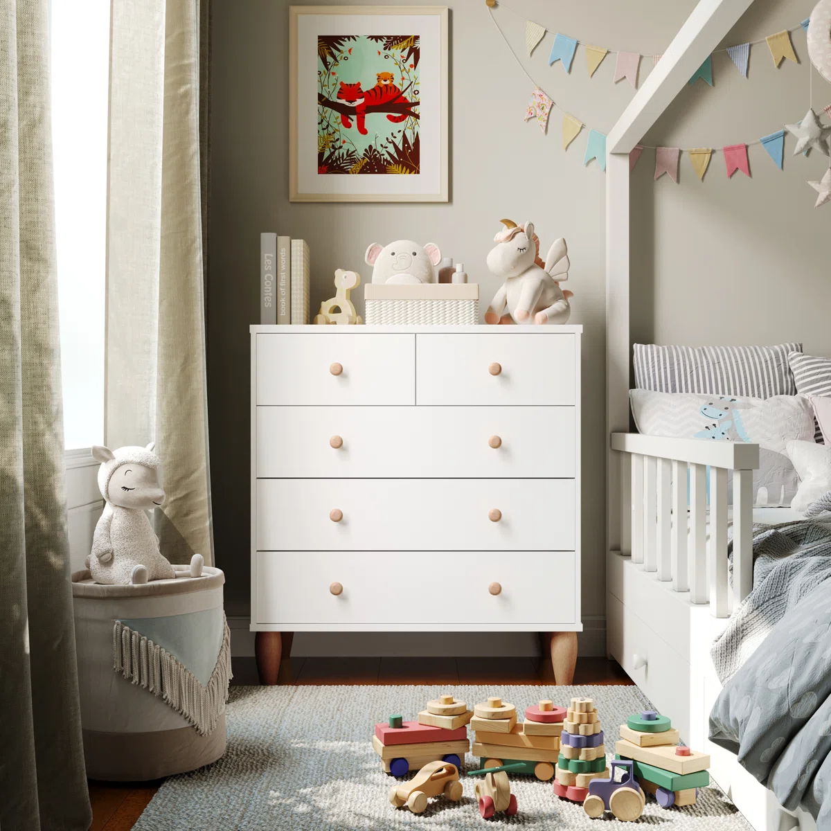 Elara 5 Drawer Dresser 3 Elara 5 Drawer Dresser - Image 3