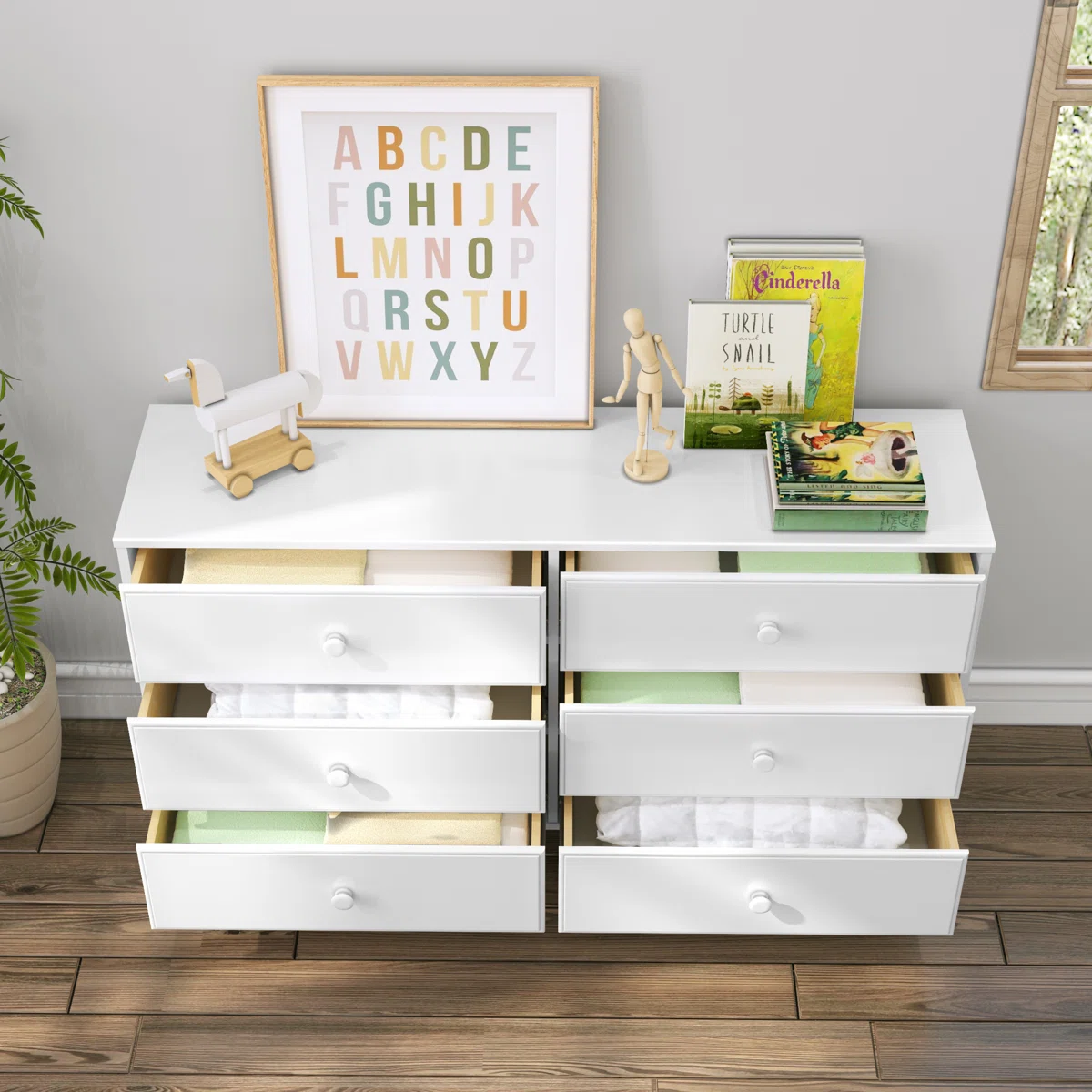 Renata 6 Drawer Dresser 4 Renata 6 Drawer Dresser - Image 4